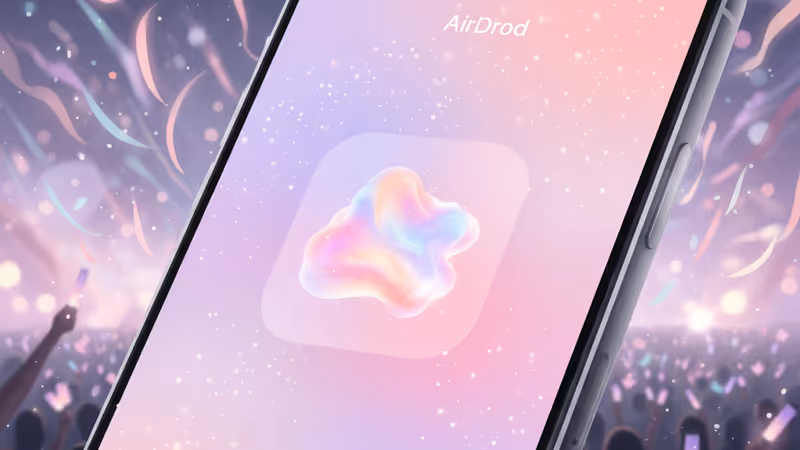 ソウルのネオンが輝くバーで、iPhoneを操作しながら出会いを探す若者たちの様子