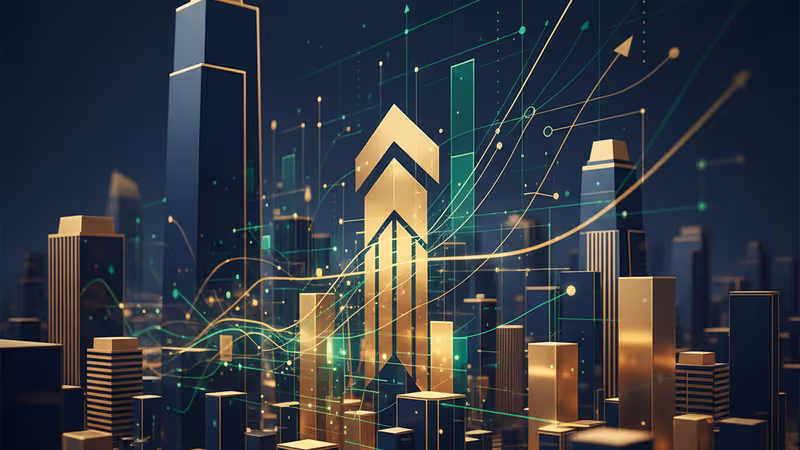 코스피 4200 돌파를 나타내는 디지털 전광판