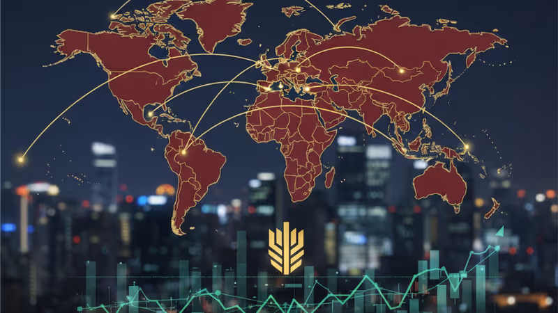 The KOSPI index crossing the 5,000-point mark on a trading screen