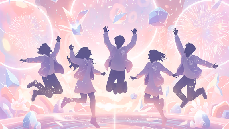 대학 OT 과잠을 입고 즐거워하는 런닝맨 출연진과 게스트의 모습