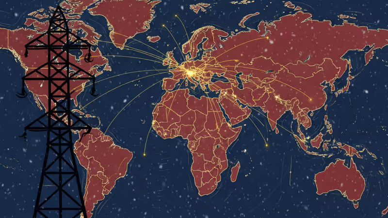 2026年烏克蘭能源危機下黑暗與積雪覆蓋的基輔市區