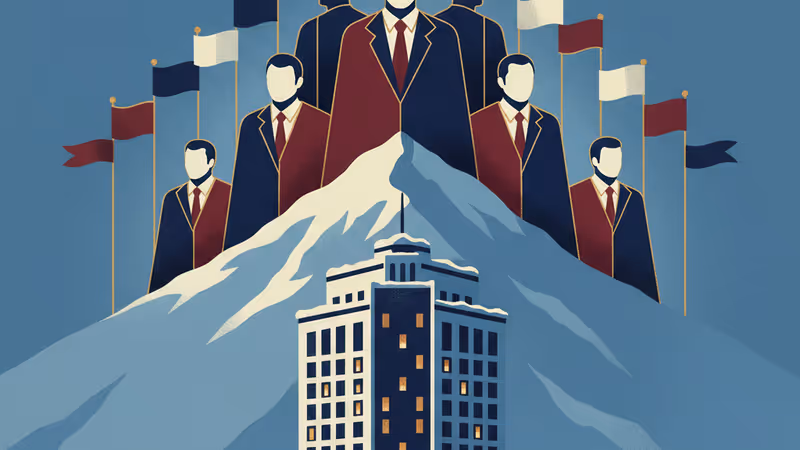 Night view of a Kyiv apartment complex with power outages during a cold wave