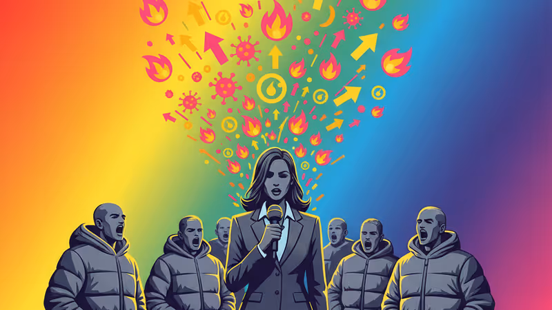 미네소타 시위 현장에서 취재 중인 로라 잉그램과 항의하는 시민들