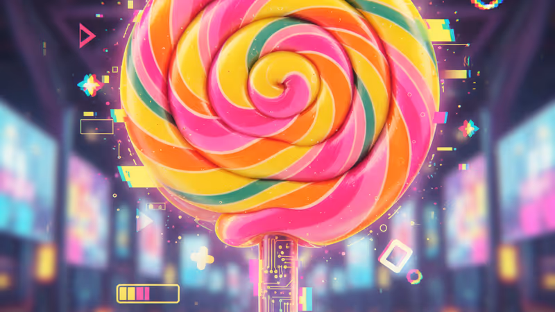 展示骨傳導技術的Lollipop Star發光棒棒糖
