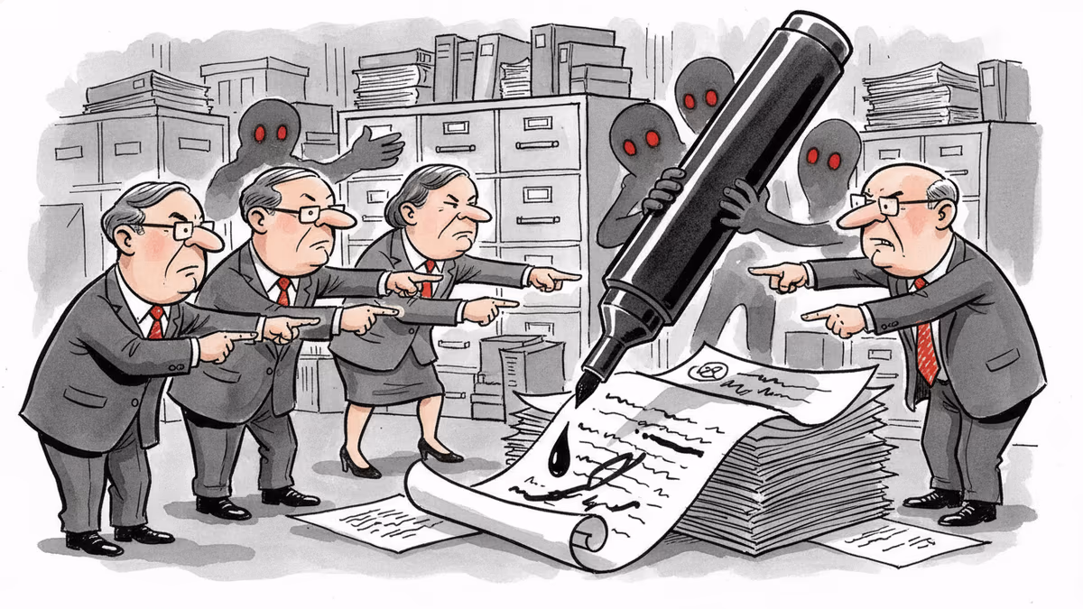 美國國會指控司法部不當塗黑愛潑斯坦檔案