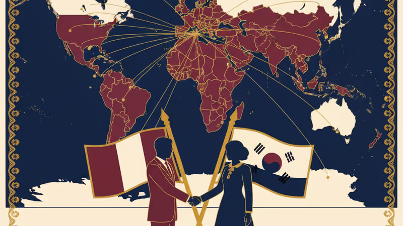 청와대에서 악수하는 이재명 대통령과 멜로니 총리