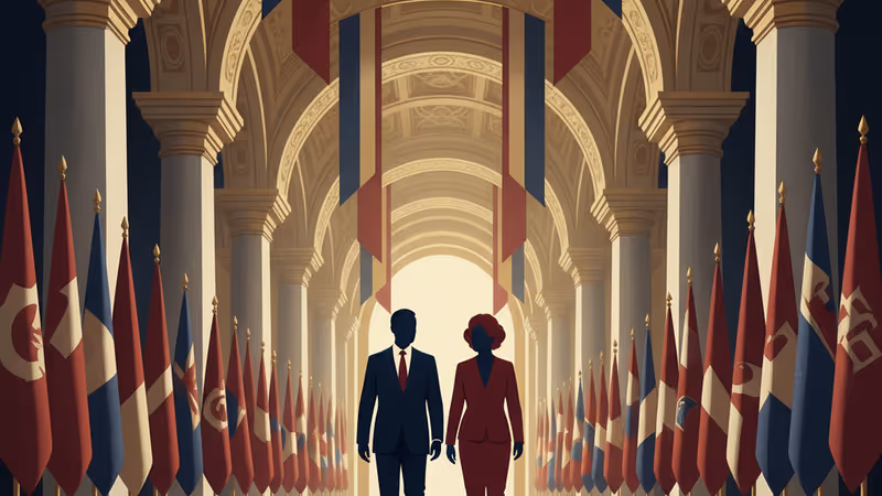 베이징 인민대회당에서 악수하며 미소 짓는 한중 정상