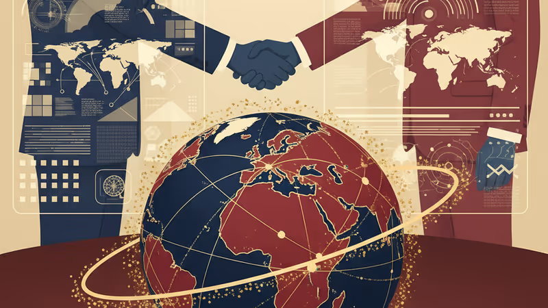 南韓總統李在明與中國國家主席習近平在北京峰會現場合影