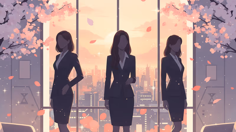 在法律事務所中神情嚴肅的李奈映