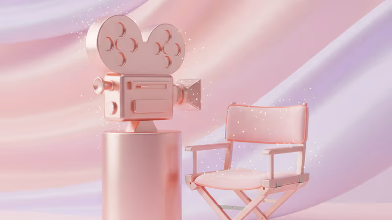 드라마 그대에게의 로맨틱한 분위기를 상징하는 영화 촬영 현장 소품