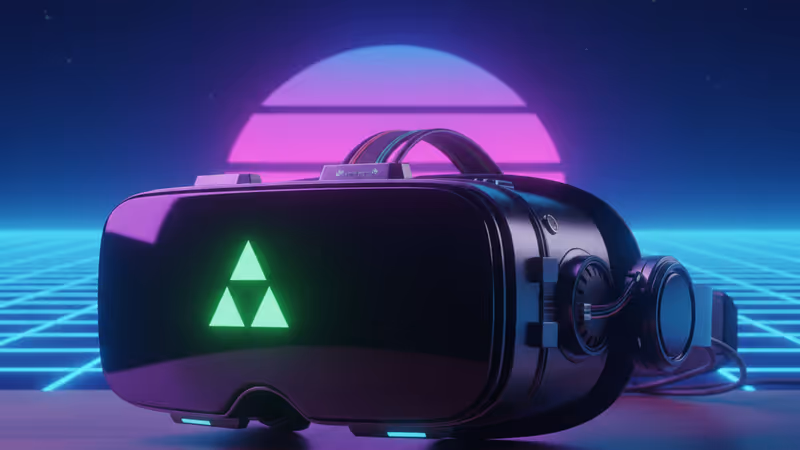 透過VR視角看到的薩爾達傳說曠野之息風景