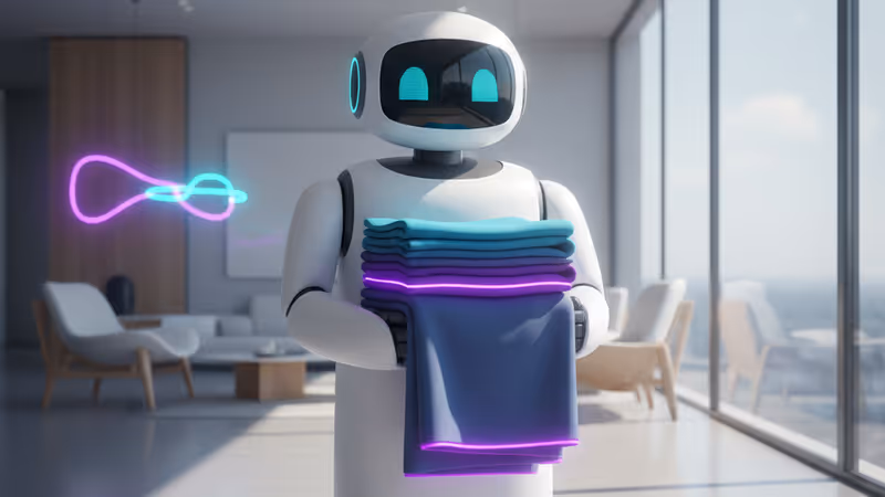 The LG CLOiD home robot unveiled at CES 2026