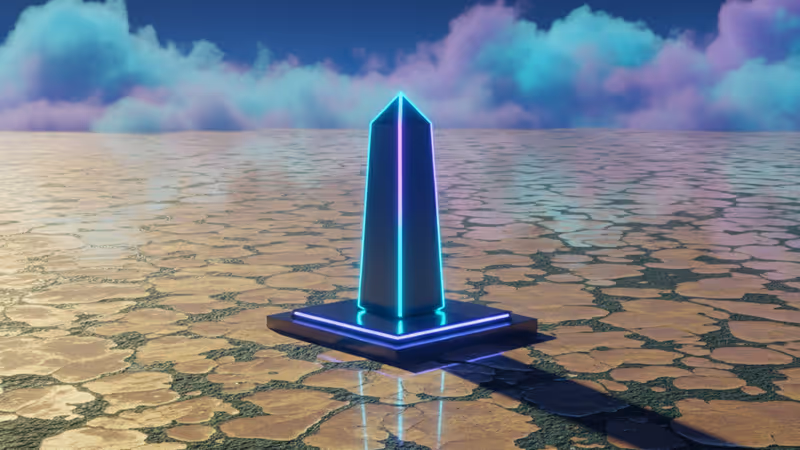 사막 모래 위에 형성된 푸른색 남조류 생물막 전경