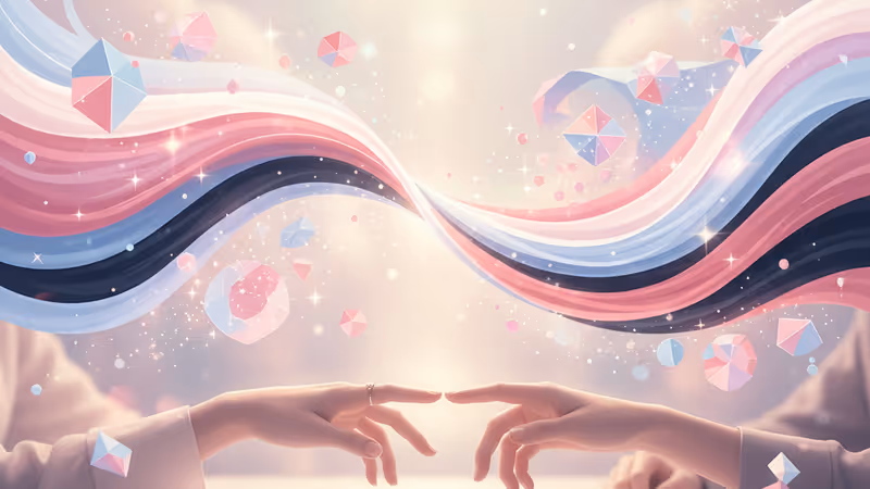 LUN8 Chael interacting with a fan at a fansign event