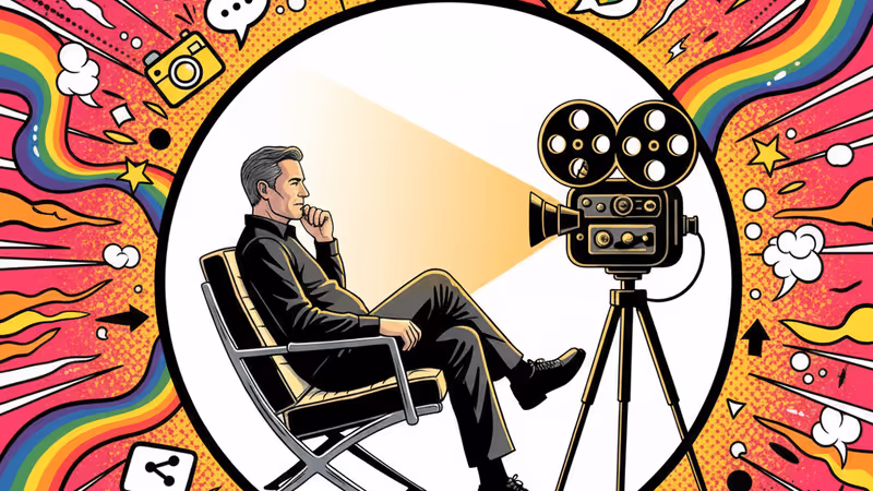 Actor Macaulay Culkin during a reflective interview session.