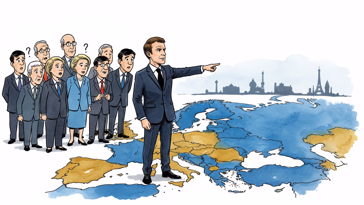 マクロン大統領が欧州に「世界の大国」への脱皮を要求