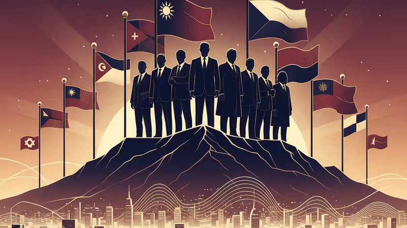 심야 시간 지진의 진동이 느껴지는 타이베이 도심의 전경