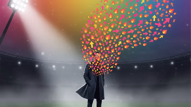 Ruben Amorim reacting during the intense match against Newcastle