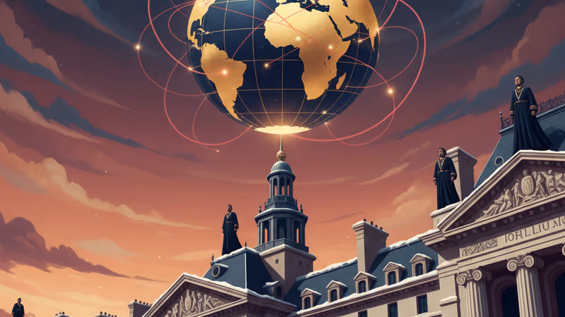 パリの法廷で控訴審に臨む政治家マリーヌ・ル・ペンのイメージ