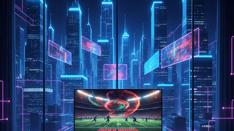 현대적인 거실에 놓인 소니 85인치 Bravia 7 TV의 선명한 화면