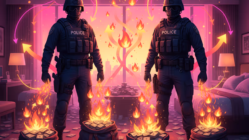 麥特戴蒙與班艾佛列克在 Netflix 驚悚片《The Rip》中的對峙場景