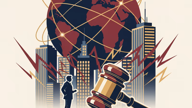 Visual representation of legal judgment on MBK Partners