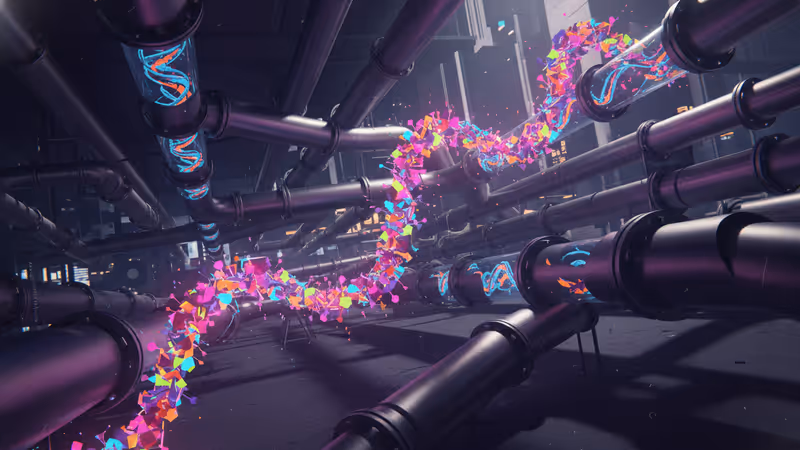 下水から麻疹ウイルスのRNAを検出するバイオテクノロジーのイメージ