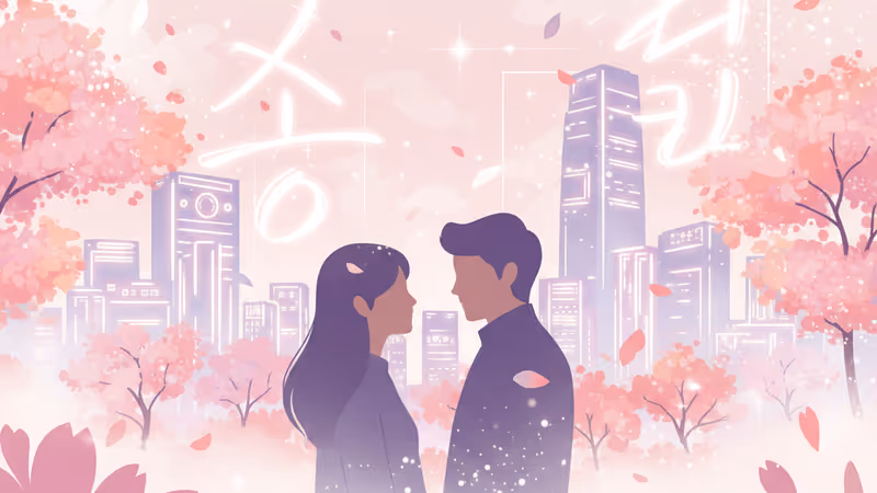 韓劇《春季狂熱》中象徵溫暖與愛情的浪漫場景