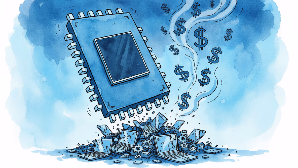 メモリ価格高騰が揺るがすテック業界の収益構造