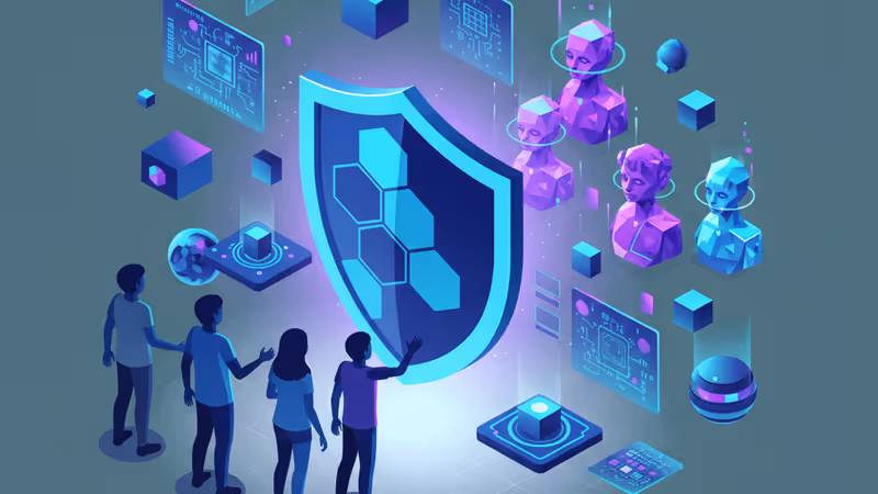 Meta 宣布限制青少年存取 AI 角色的數位安全示意圖