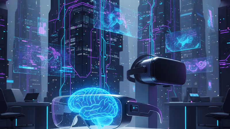 Meta office and technological transition imagery