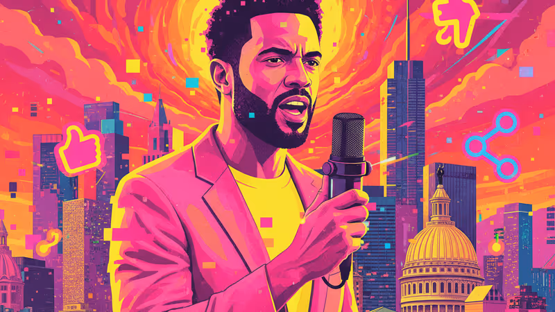 Michael Rapaport and New York City Hall building