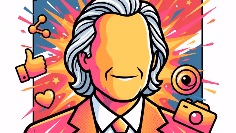 Portrait of Michael Reagan, son of Ronald Reagan