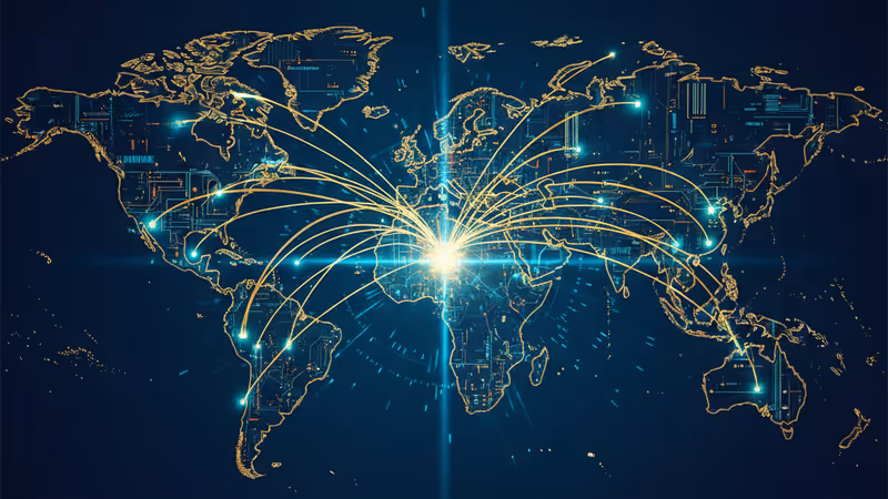Microchip 晶片與代表增長的數位光束