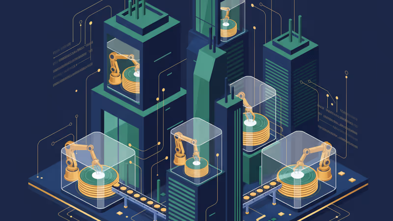 마이크론의 대만 반도체 생산 라인 전경