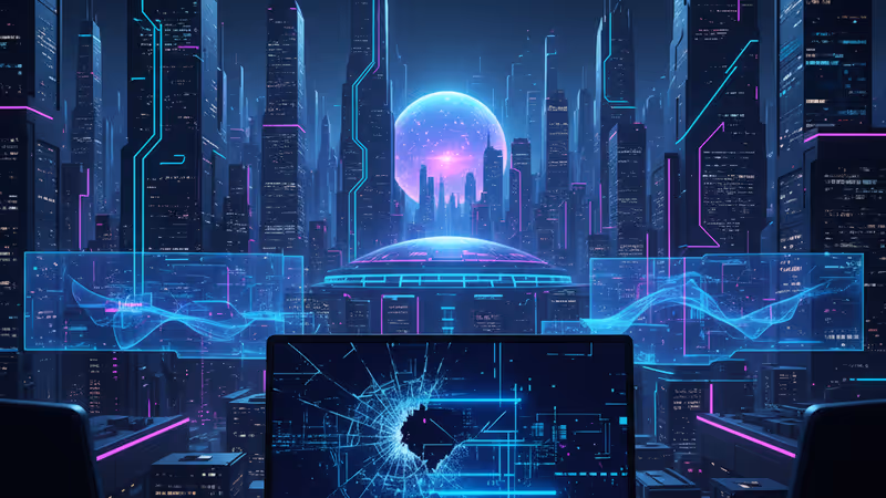 Laptop screen showing a Windows error message