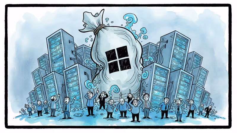 마이크로소프트 주가 10% 급락, 하루 만에 500조원 증발