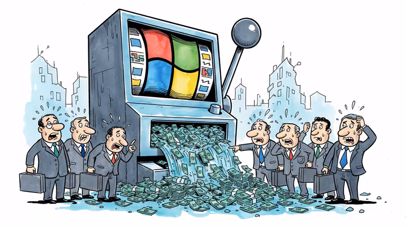 マイクロソフト、AI投資に年間10兆円超も株価急落