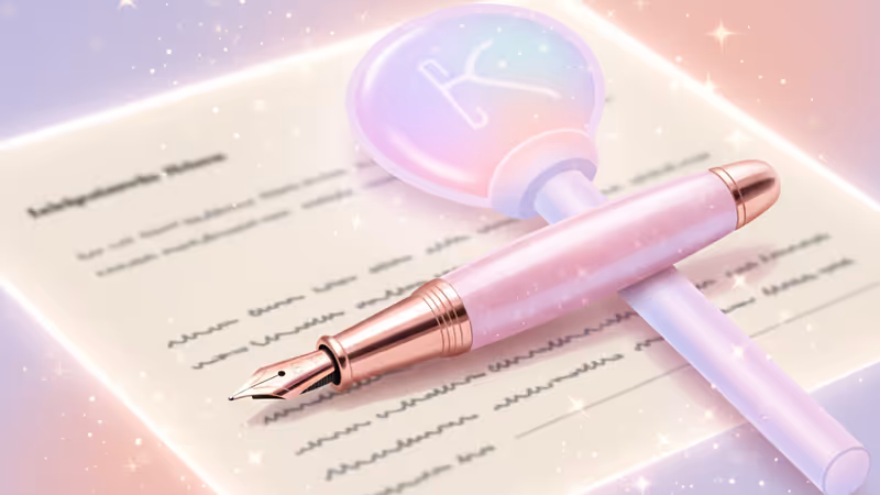 閔熙珍在美國律師事務所諮詢法律事務的意象圖