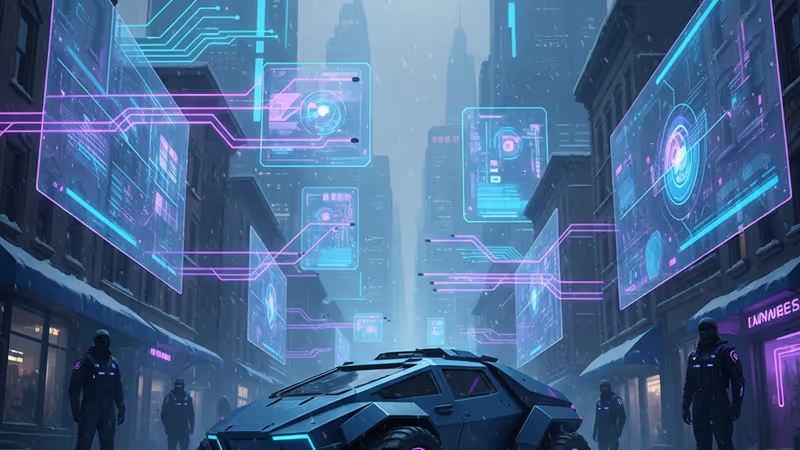 3,000명의 ICE 요원들이 배치된 눈 덮인 미니애폴리스 거리 풍경