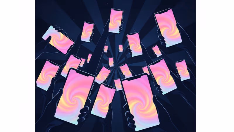 Numerous hands holding up smartphones to film an event