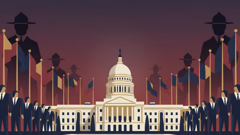 The facade of a US federal courthouse symbolizing the legal battle between state and federal power.