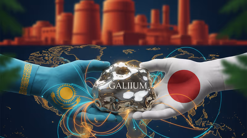 三菱商事、カザフスタンからガリウム輸入へ。中国依存脱却に向け供給網を多様化