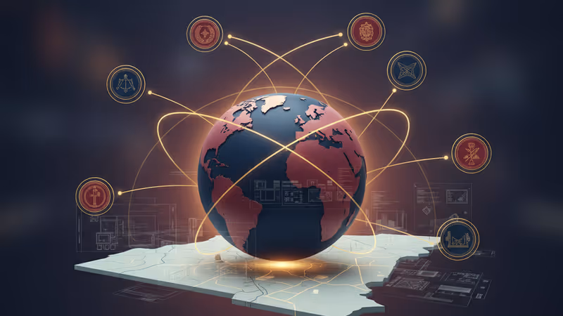 평화 이사회 수장으로 지명된 니콜라이 믈라데노프와 가자 재건 회의 이미지