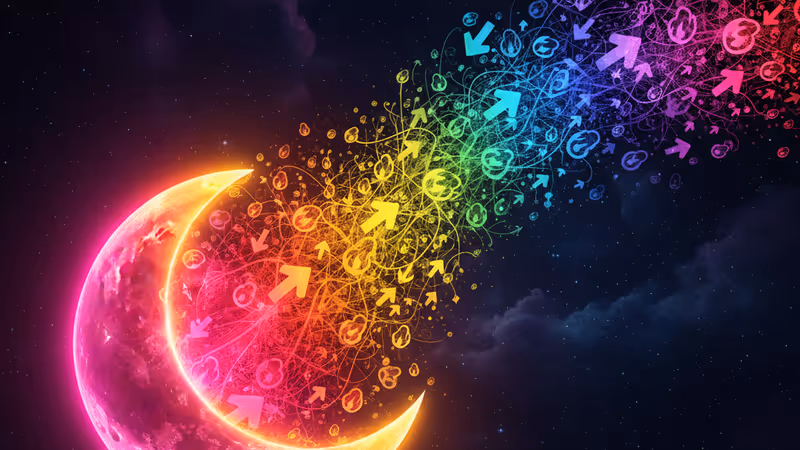 2026년 1월 11일 관측되는 선명한 분화구 모습의 그믐달