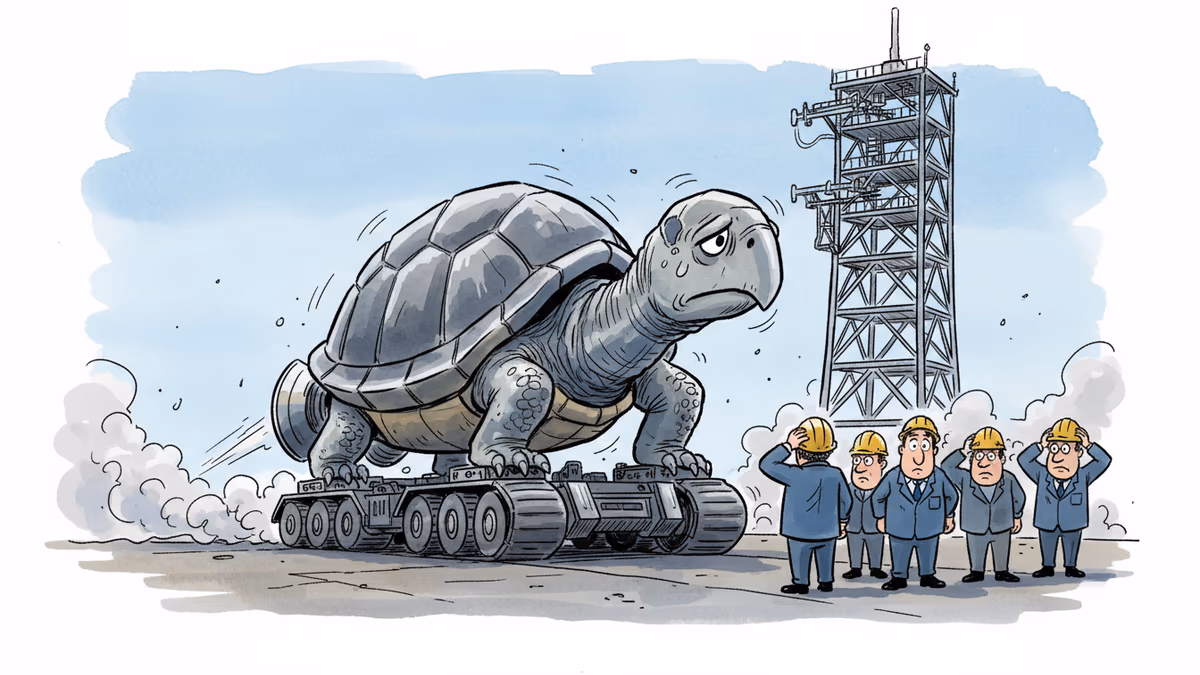 Moon Rocket Returns to Hangar as NASA Faces New Setback