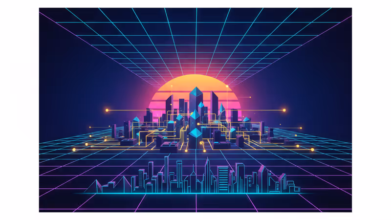Moonshot AI 獲得鉅額融資的科技感視覺象徵圖