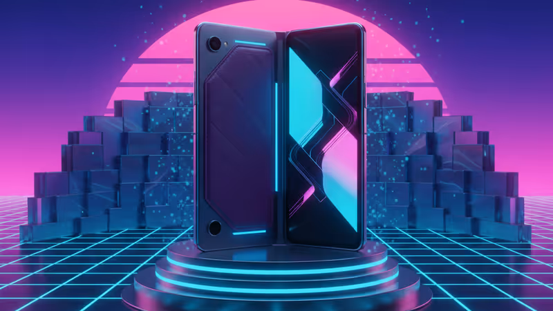 The new Motorola Razr Fold book-style foldable phone unveiled at CES 2026