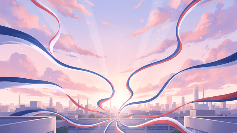 夜のソウルの空を背景にした、超能力者を象徴するシルエット画像