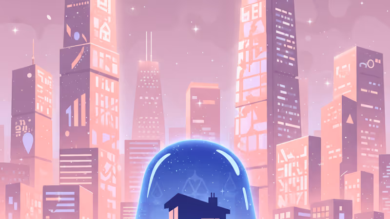 나나의 가옥 침입 사건과 법적 보호를 상징하는 그래픽